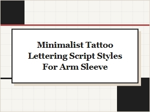 The Rise of Minimalist Scripts in Modern Arm Sleeve Design