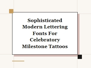 Celebrating Milestones with Modern Script Fonts